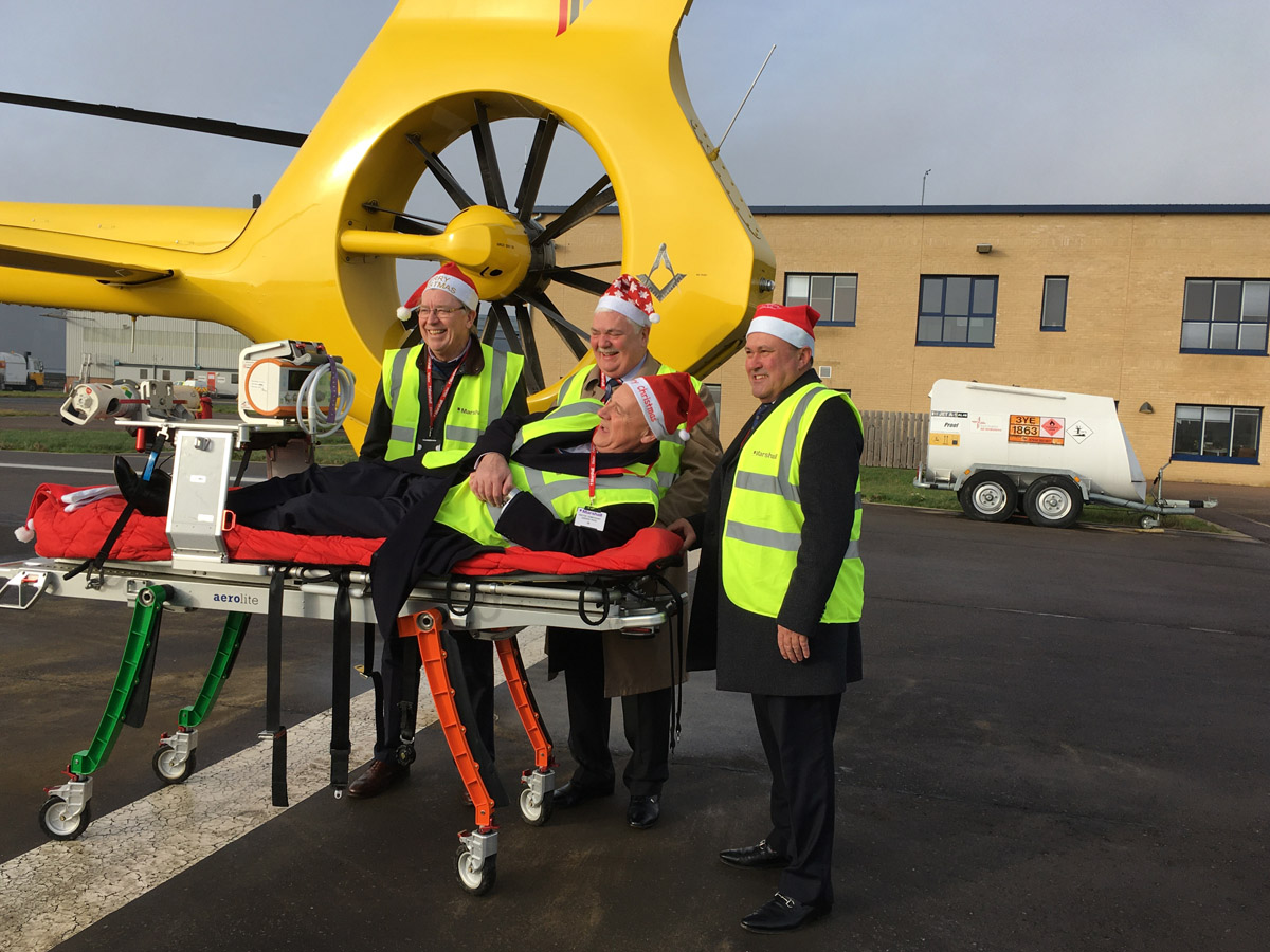 £16,000 to support East Anglian Air Ambulance
