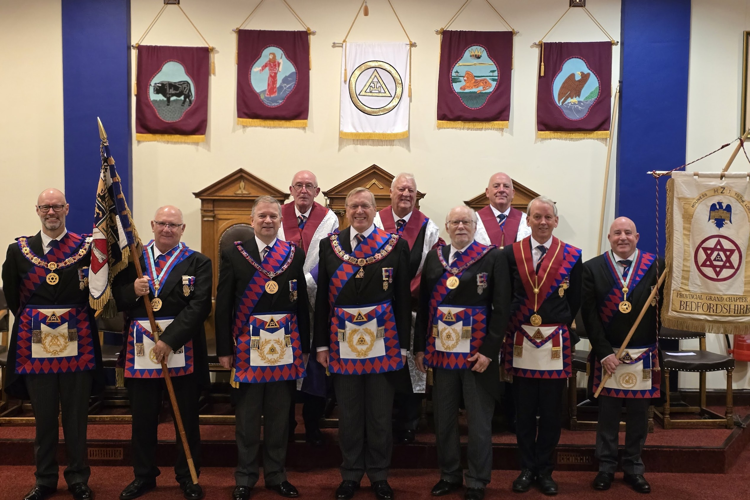 Royal Arch Provincial Team Visit to The St Mary Chapter