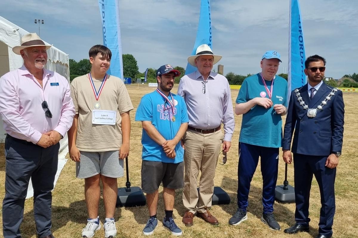 Bedfordshire 35th Annual Games for Teenagers and Adults with Learning Difficulties.