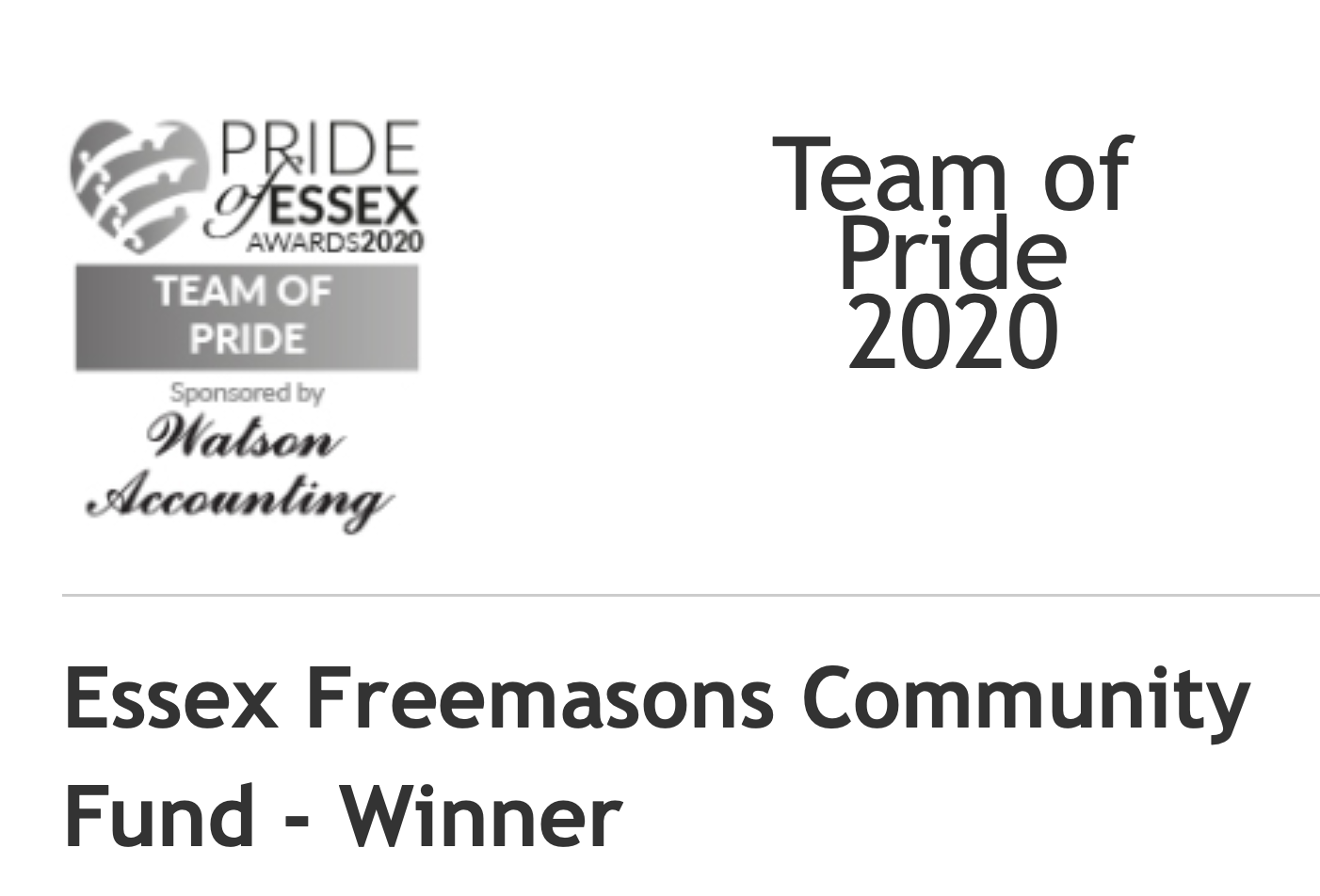 Freemasons are the Pride of Essex