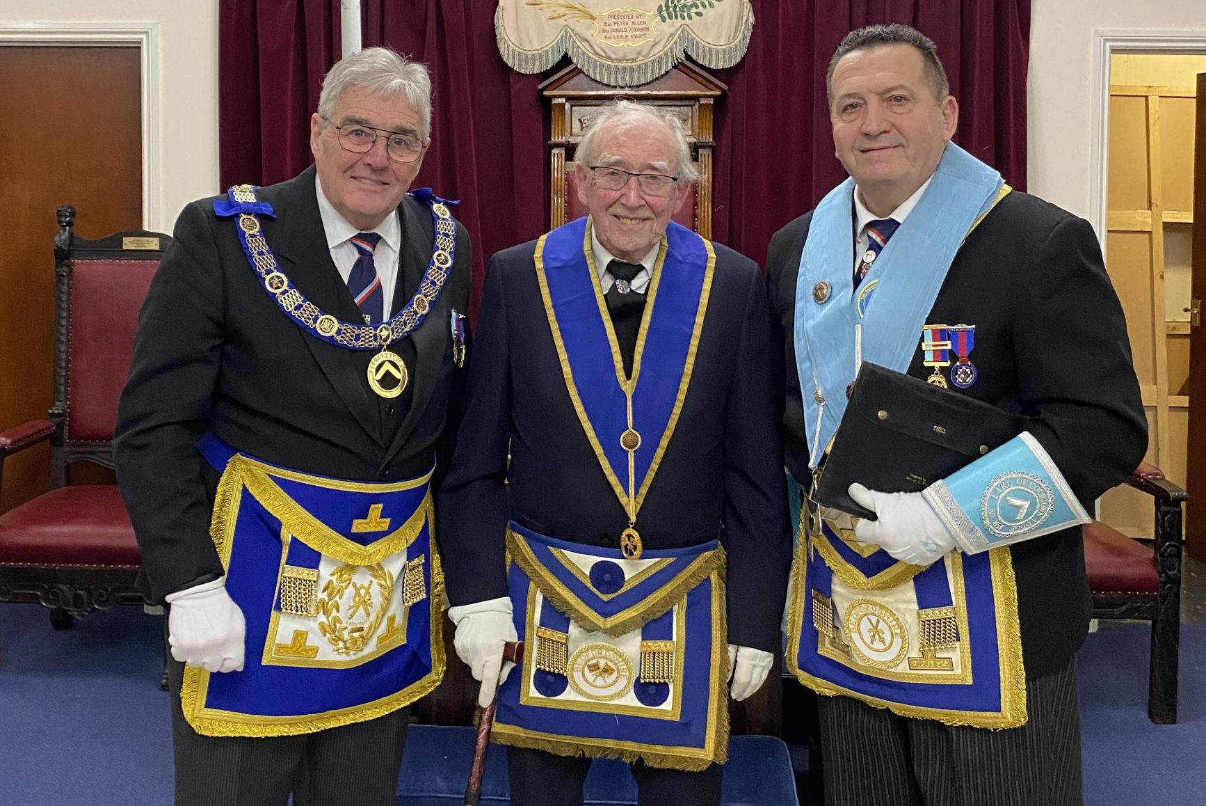 DPGM Presents Regalia to Bro Brown
