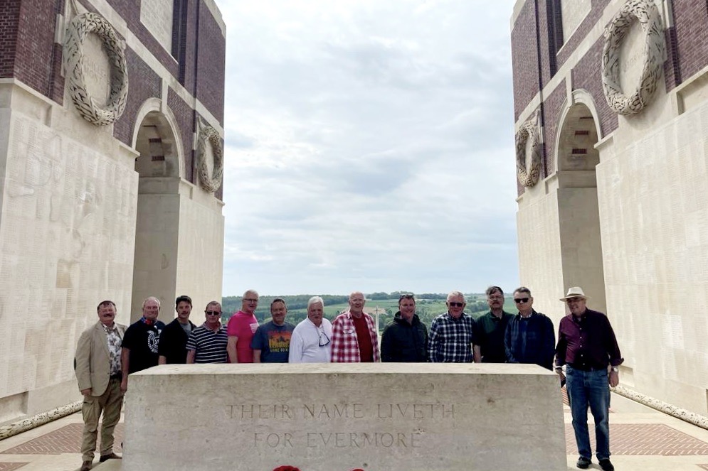 Bedfordshire Expeditionary Freemasons Take the Battleground Tour