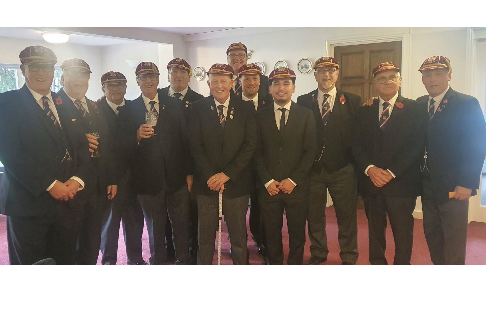 The Rugby Lodge Tackle Their First Initiate.