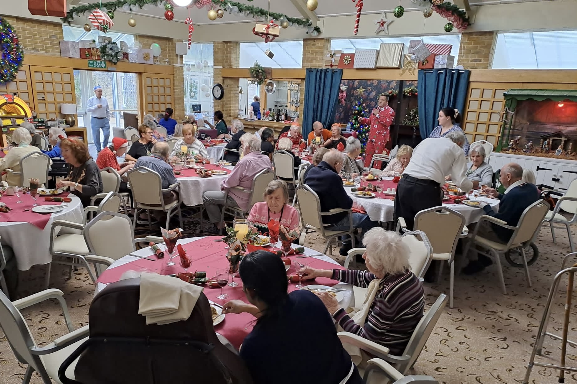 Simon Sings for the Christmas Supper