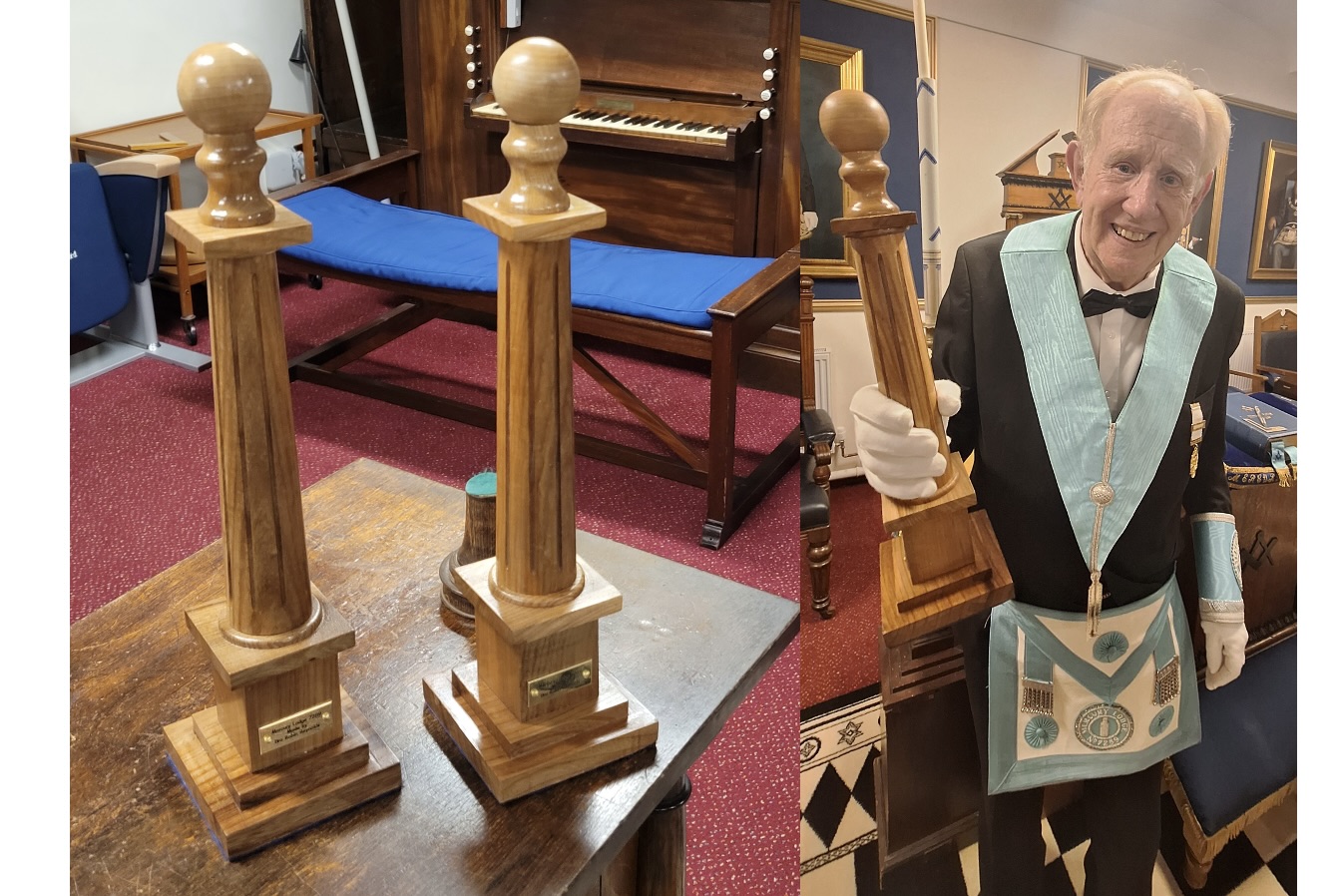 Bro Robin Reynolds, An Excellent Craftsman – Mercury Lodges New Columns