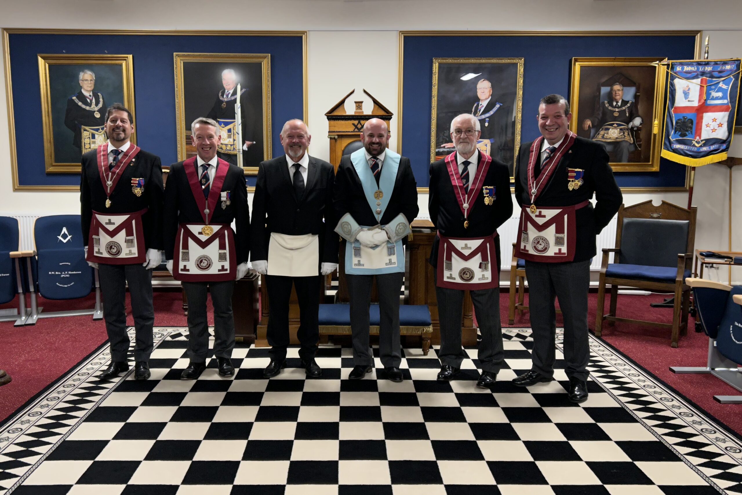 A Special Night at St John’s Lodge: A Reverse Lewis and Red Aprons All Around