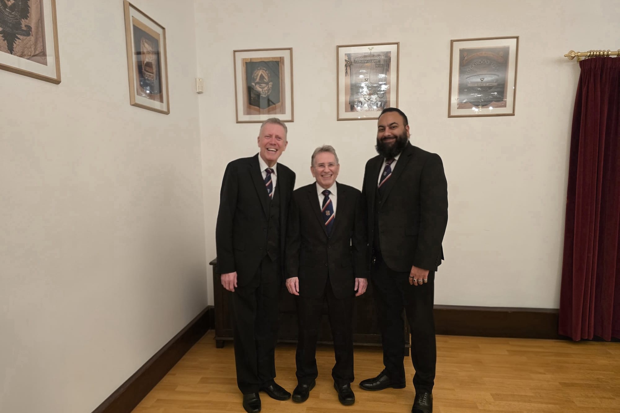 Bedfordshire Lodge of St John the Baptist – you never know who might take part!