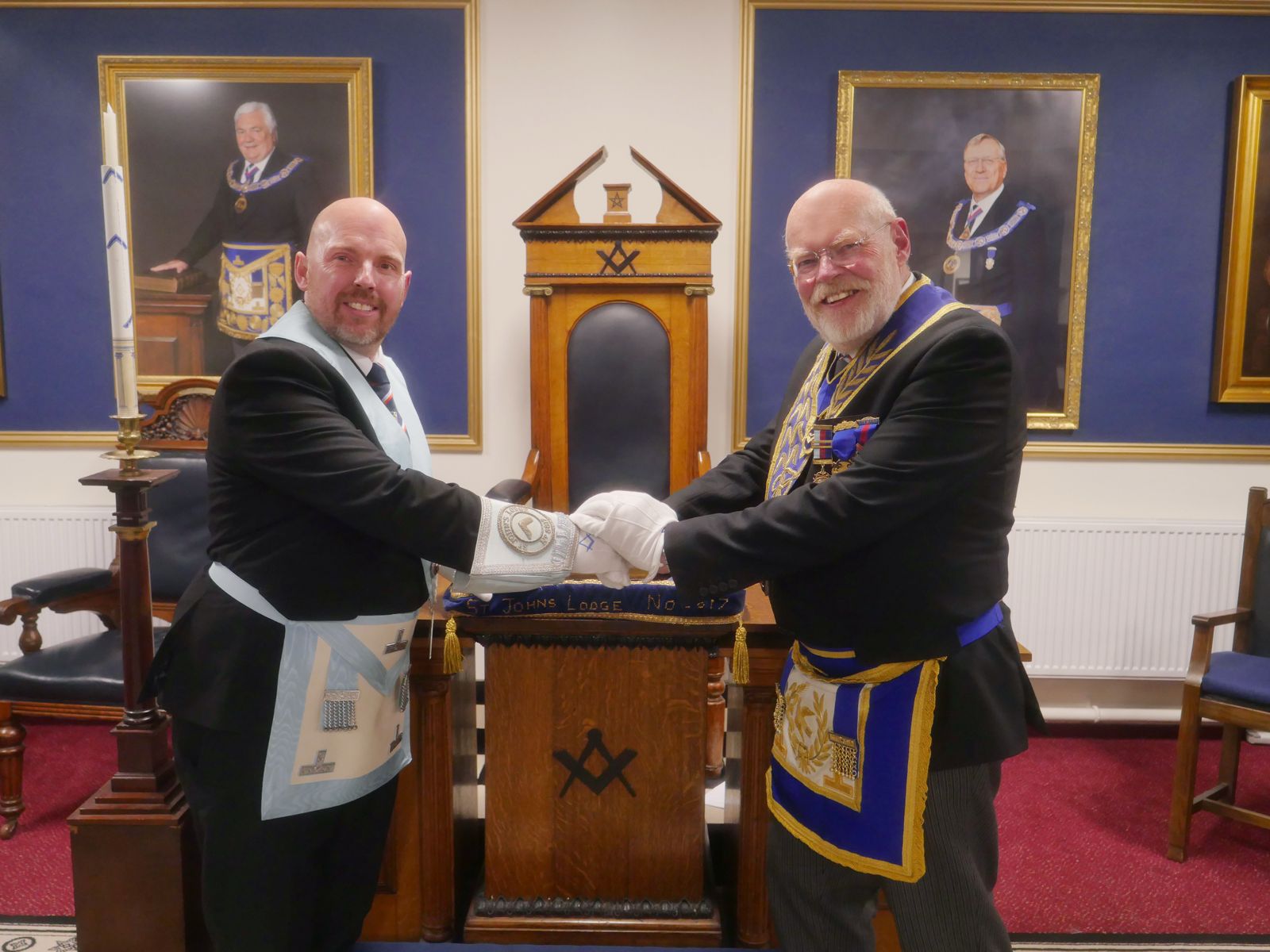 A Special Installation at St John’s Lodge 8817