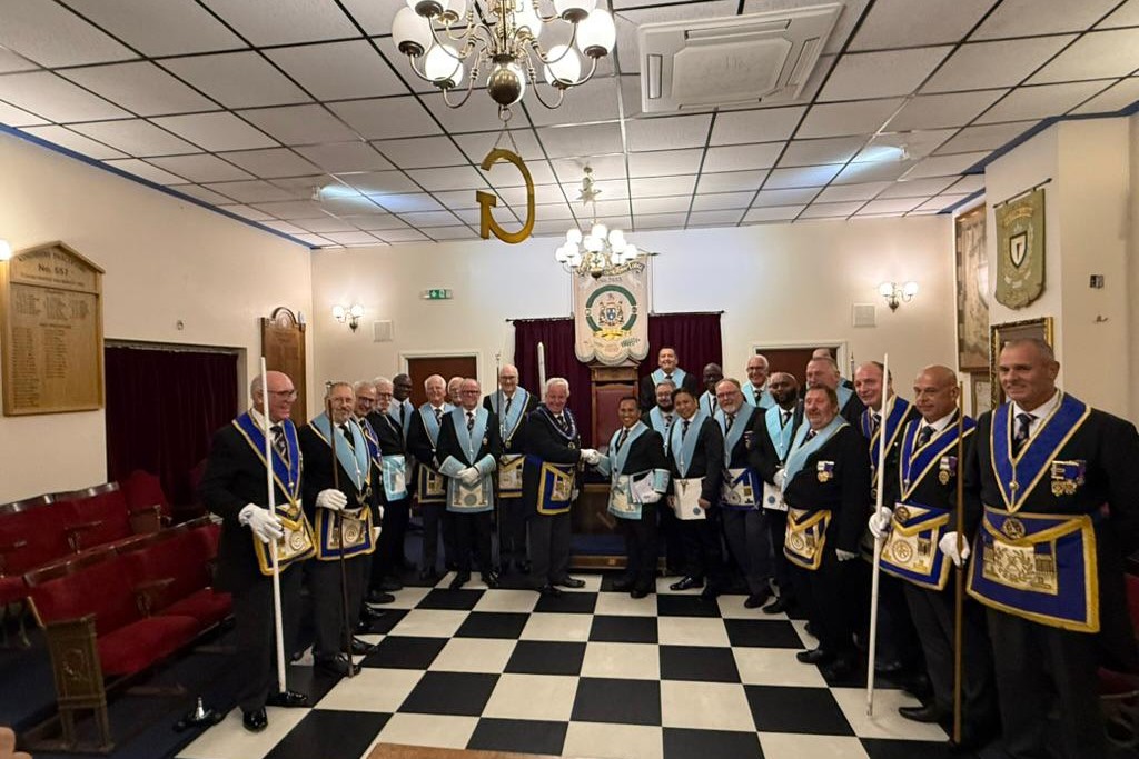 Earl of Courtown Lodge Welcomes its 60th Master