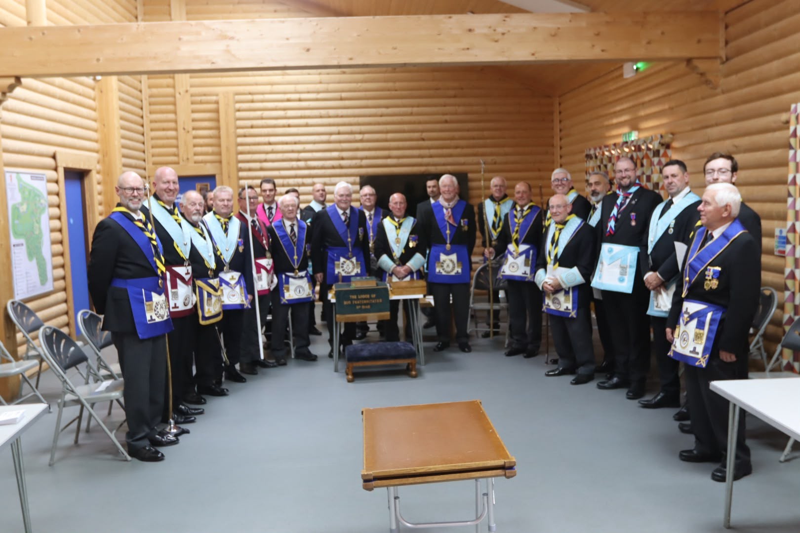 Duo Fraternitates Lodge Makes Masonic History at Scout Centre