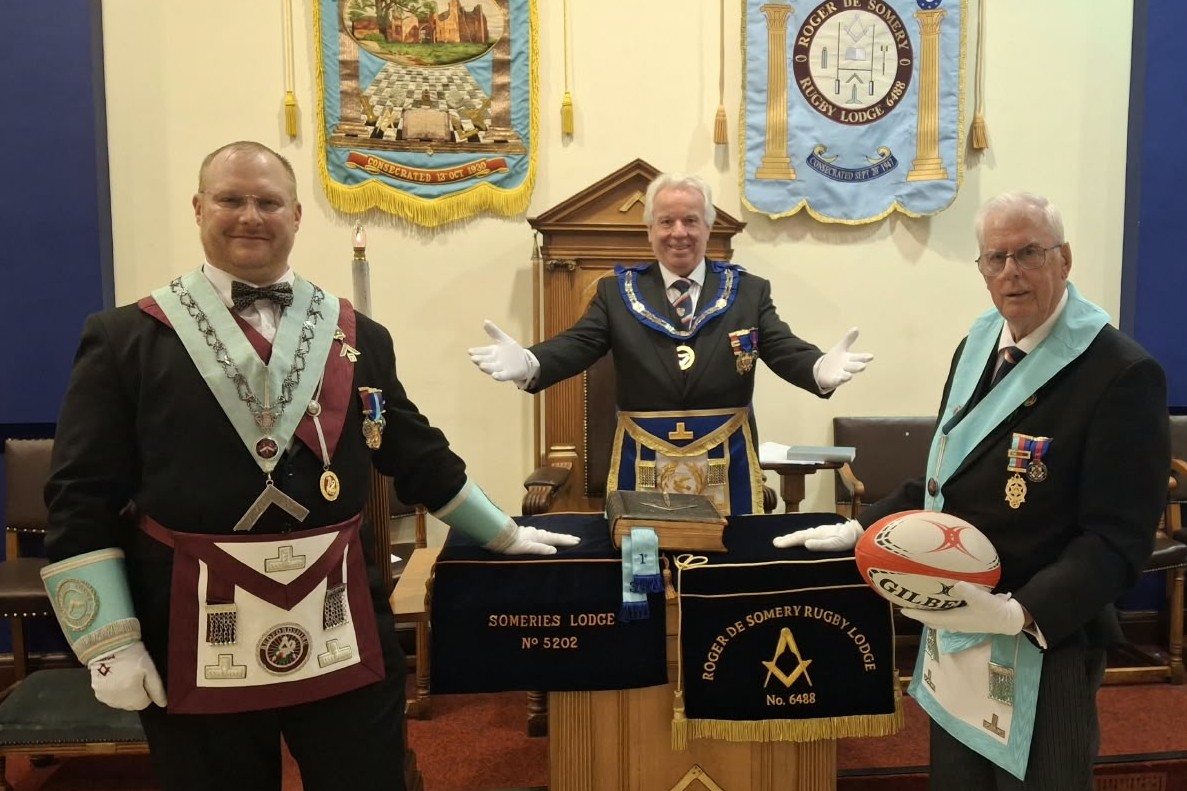 Mother and Daughter Lodges Share Installations and One Festive Board